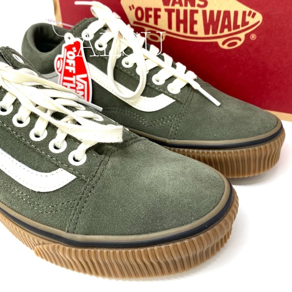VANS Old Skool Suede Dusty Olive Women’s Sneakers - Picture 4 of 10